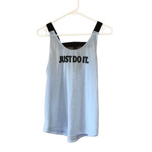 Nike Just Do It Blue Tank Top